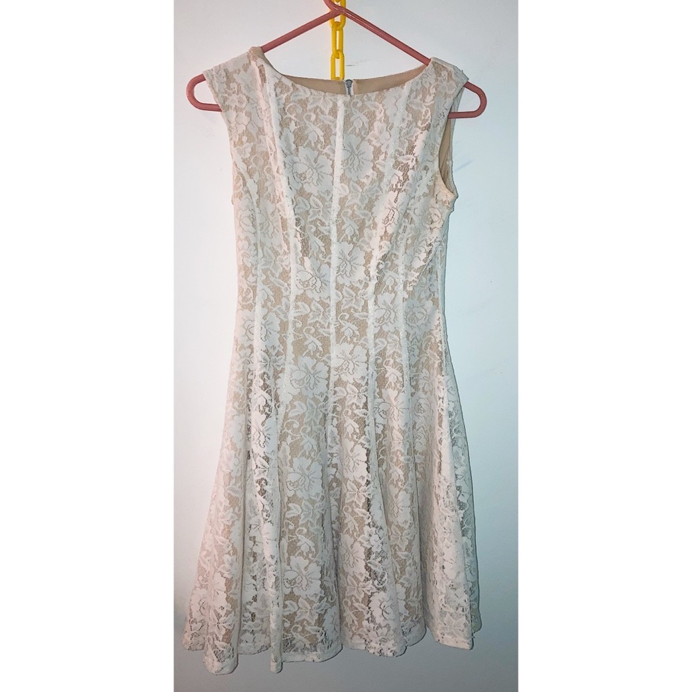Danny and Nicole White lace dress